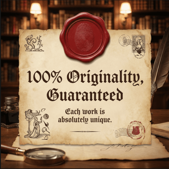 100% Originality, Guaranteed